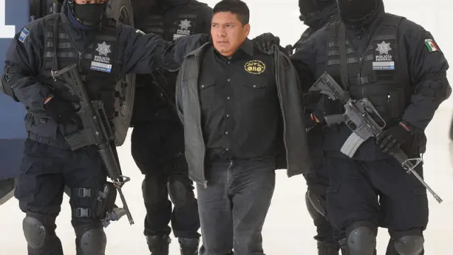 Flavio Méndez, alias 'El amarillo', tras su captura