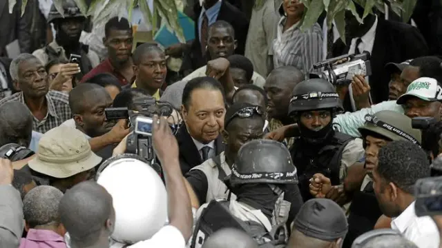 El ex dictador Jean Claude Duvalier, en Puerto Príncipe.