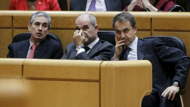 Chaves y Zapatero, hoy en el Senado