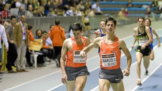 Luis Alberto Marco, compitiendo en los 800 metros, el año pasado.