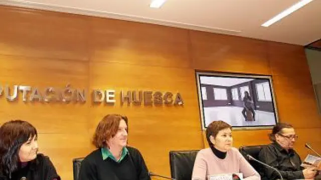 Presentación del disco 'Romper el muro' en la Diputación de Huesca