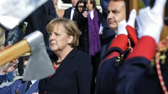 Merkel, en esu visita a España