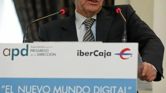 César Alierta, durante su intervención.