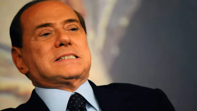 Berlusconi, en comparecencia pública