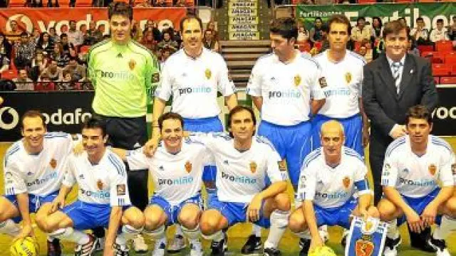 El Zaragoza 'indoor', en su primer partido.