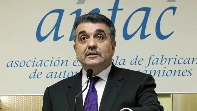Francisco Javier García Sanz, presidente de Anfac, ayer ante la prensa.