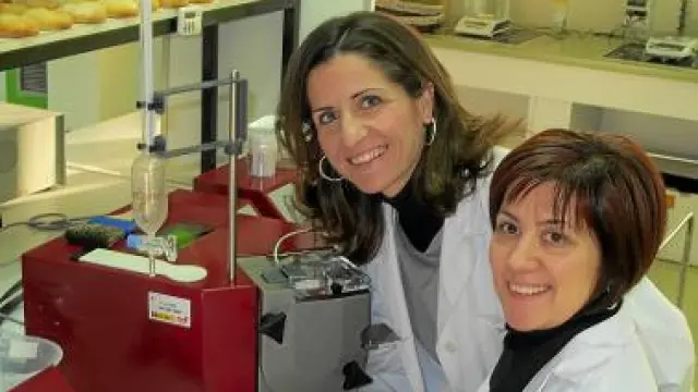 Sara Remón y Estrella Cortés, las investigadoras.
