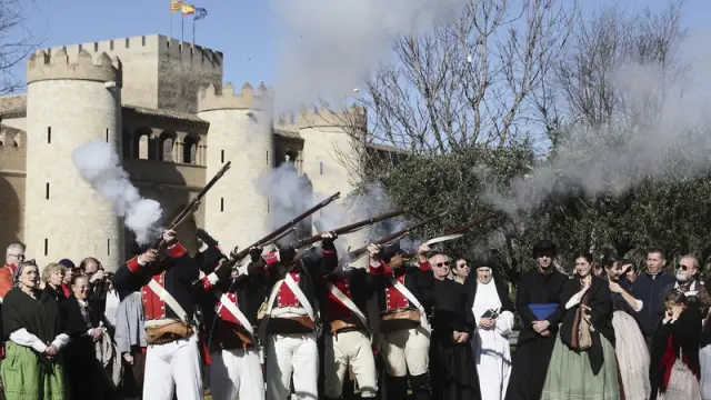 Celebración histórica en La Aljafería.