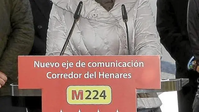 Esperanza Aguirre, ayer cuando hizo público que le tienen que extirpar un tumor.