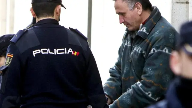Santiago del Valle, principal acusado, tras la quinta jornada del juicio por la muerte de Mari Luz.