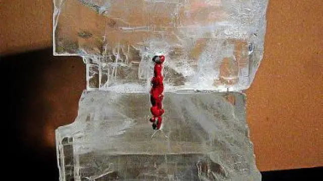 'El corazón del hielo', una de las obras expuestas.