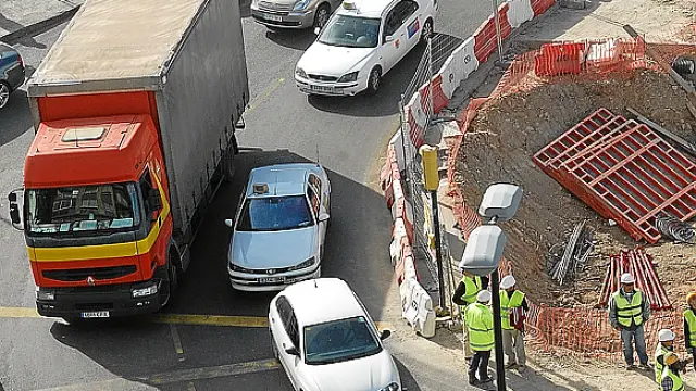 Los trabajos afectan la seguridad del tráfico