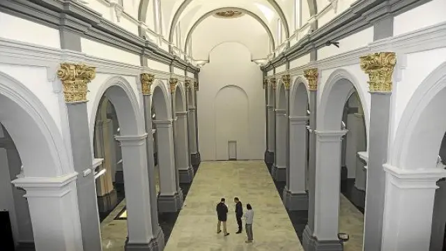 La restauración del templo, anejo a la torre mudéjar de San Martín, deja un amplio espacio expositivo.