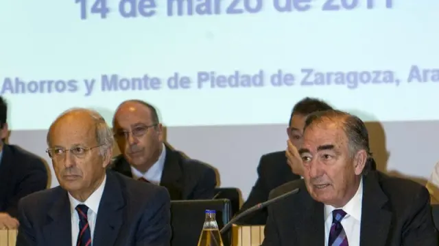 El presidente de Ibercaja, Amado Franco,