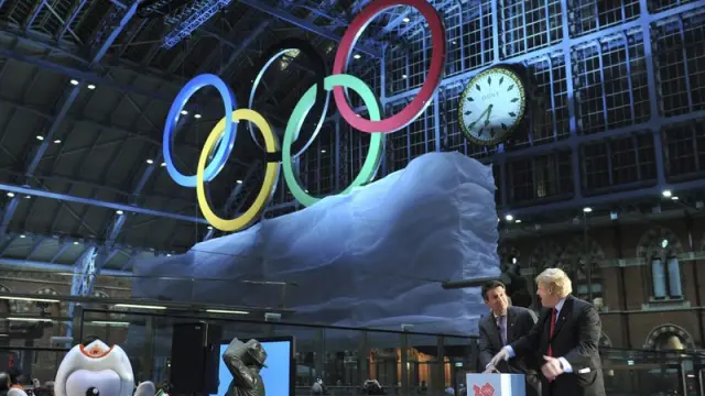 Presentación del símbolo olímpico en Londres