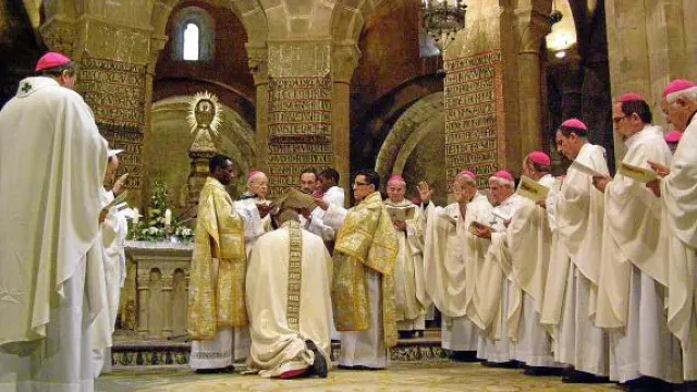 Consagración en Veruela del obispo de Tarazona