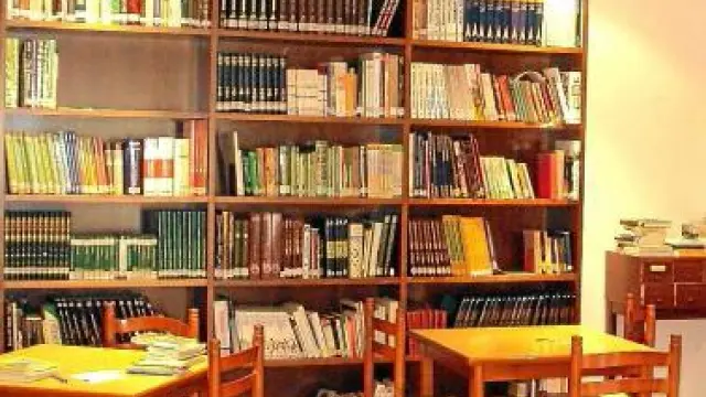 En la imagen, la nueva biblioteca de Bujaraloz.