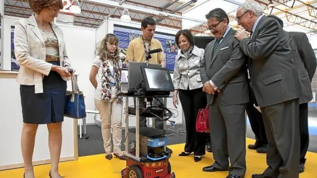 Los robots autónomos son uno de los atractivos de los salones que se celebran en Feria de Zaragoza.