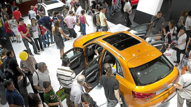 En el salón de Barcelona se dieron cita el Audi Q3 y el Audi A4 DTM entre otros.