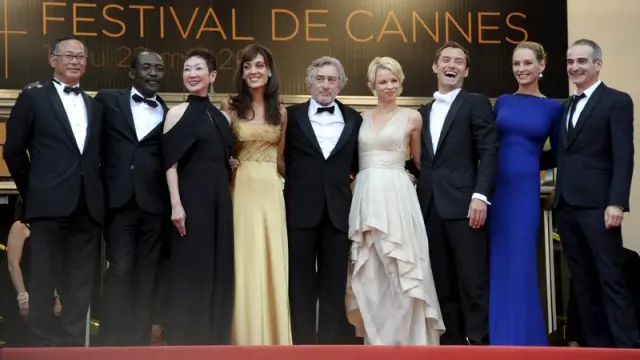 Los miembros del jurado de la 64 edición del Festival Internacional de Cine de Cannes