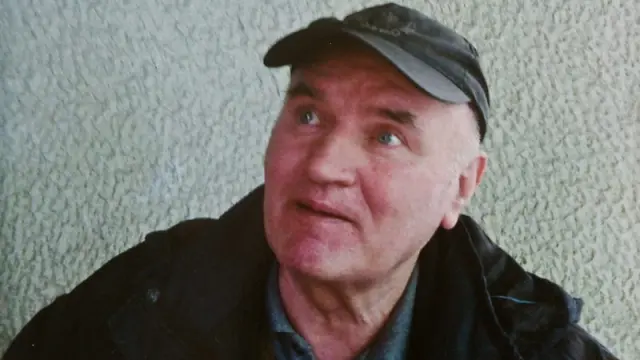 Mladic, en foto de archivo