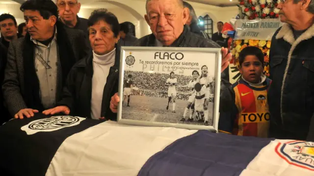 Los restos del 'Lobo' Diarte llegan a Paraguay