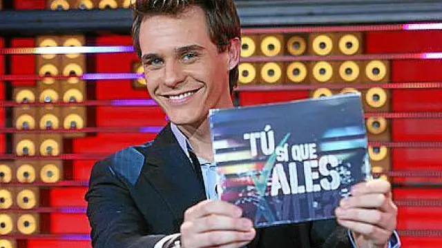 El presentador del programa cazatalentos 'Tú sí que vales', Christian Gálvez.