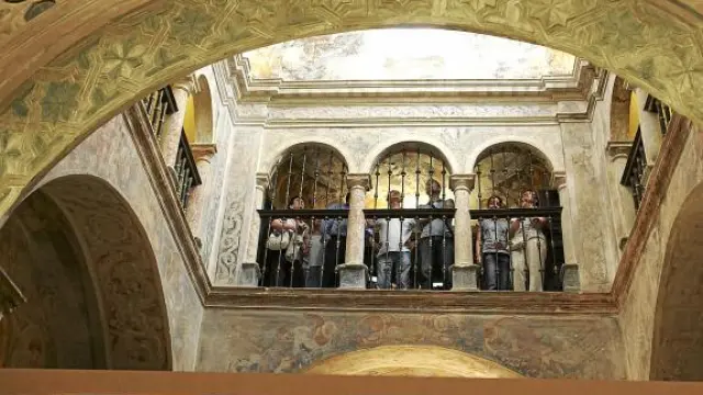 Muchos visitantes accedieron por primera vez al camarín de los santos Justo y Pastor.