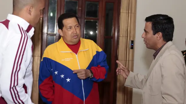 Hugo Chávez, que permanece en Cuba recibiendo tratamiento, en una imagen de archivo.