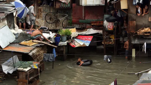 Miles de personas se han visto afectados por las lluvias en Filipinas
