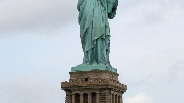 Imagen de archivo de la estatua de la libertad, situada en Nueva York (EE. UU.)