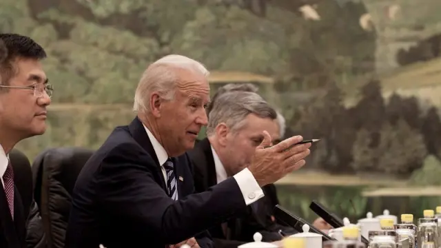 El vicepresidente de EE. UU., Joe Biden, de visita en China