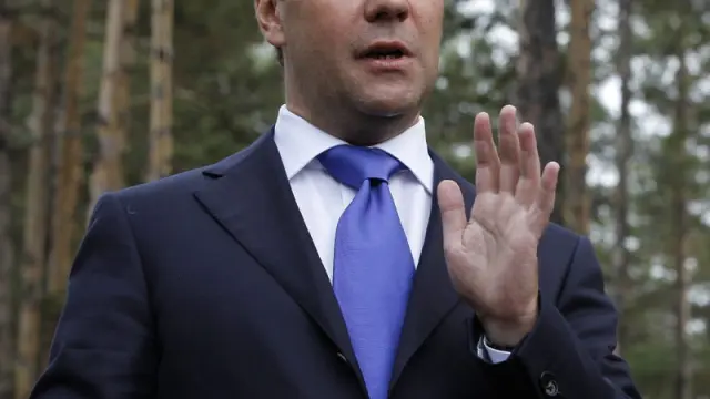 El presidente de Rusia, Dmitry Medvédev
