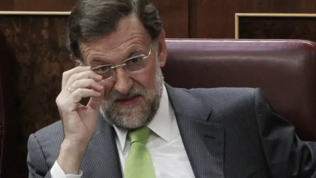 El líder del PP, Mariano Rajoy, en una imagen de este martes