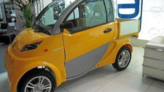El coche EVE e2, uno de los coches eléctricos que se fabricará en Tarazona.