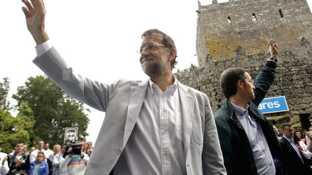 Mariano Rajoy con Núñez Feijoo