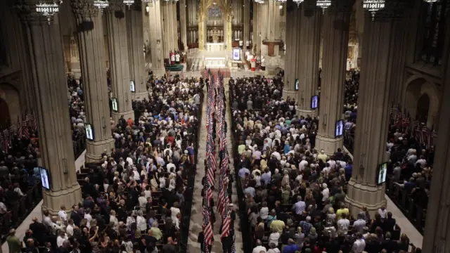 Ceremonia en la catedral de San Patricio de Nueva York