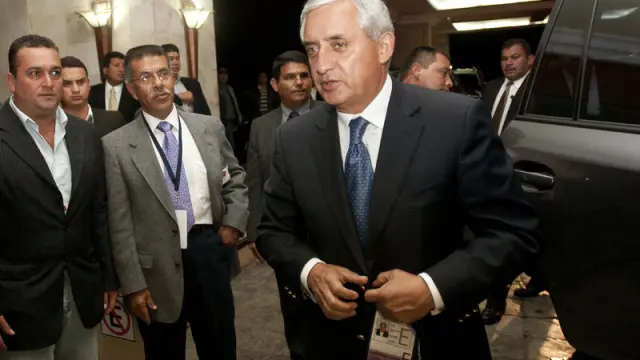 Pérez Molina, candidato del Partido Patriota de Guatemala