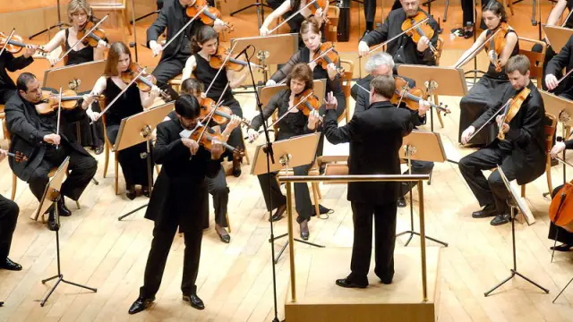 Orquesta sinfónica de la BBC, en el auditorio de Zaragoza