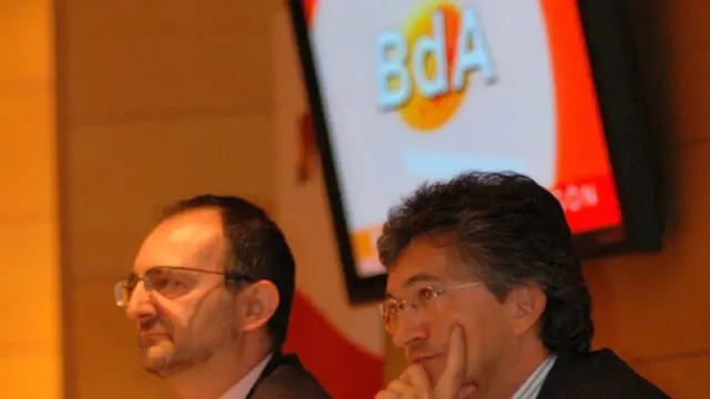 Imagen de archivo de Jesús López Cabeza, junto a Pepe Quílez