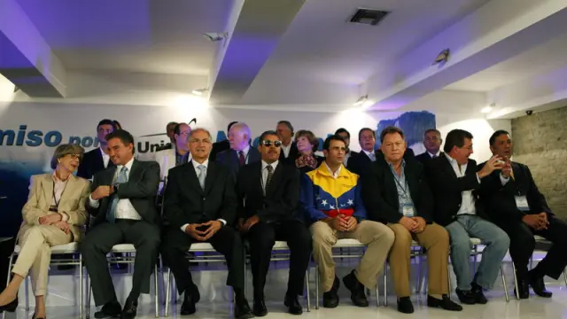 Los principales líderes de la oposición venezolana