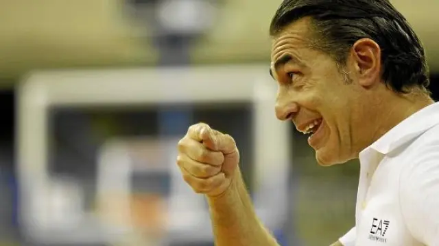 Sergio Scariolo ya dirigió al Emporio Armani en Granada, a su vuelta del Eurobasket.