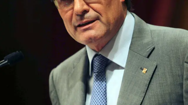 El presidente de la Generalitat, Artur Mas, durante la segunda sesión del debate de política general
