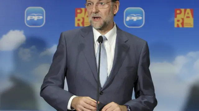 Rajoy en su reciente visita a Zaragoza