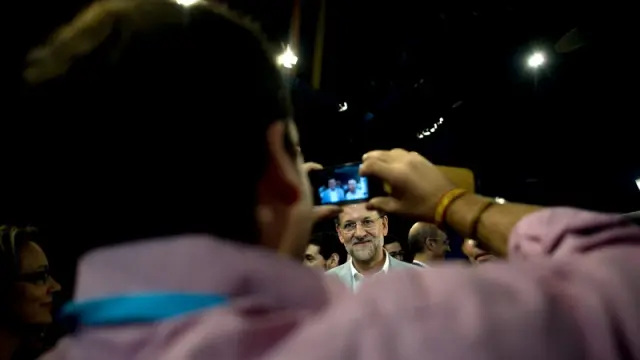 Mariano Rajoy, ayer en Málaga