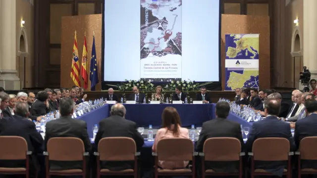 El pasado mes de septiembre el Gobierno de Aragón organizó una reunión en Zaragoza en apoyo de la TCP