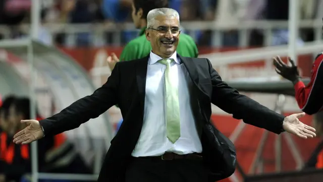 El entrenador del Granada, Fabri