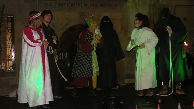 La representación teatral de Alcorisa finalizó con un aquelarre.