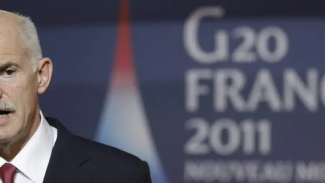 El primer ministro griego, Yorgos Papandreu