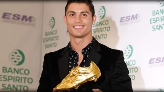 Cristiano Ronaldo, con su segunda Bota de Oro